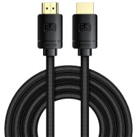 Дата кабель Baseus HDMI High Definition 8KHDMI To 8KHDMI (1m) (CAKGQ-J01) Чорний