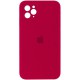 Чохол Silicone Case Square Full Camera Protective (AA) для Apple iPhone 11 Pro (5.8") Червоний / Rose Red