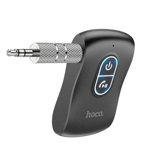 Bluetooth аудіо ресивер/трансмітер Hoco E73 Pro Journey (AUX 3.5mm) Black star