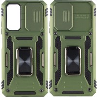 Ударостійкий чохол Camshield Army Ring для Xiaomi Redmi Note 11 (Global) / Note 11S / Note 12S Оливковий / Army Green