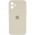 Чохол Silicone Case Square Full Camera Protective (AA) для Apple iPhone 11 (6.1") Бежевий / Antigue White