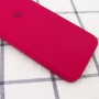 Чохол Silicone Case Square Full Camera Protective (AA) для Apple iPhone 6/6s (4.7") Червоний / Rose Red