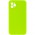 Silicone Case Square Full Camera Protective (AA) NOLOGO для Apple iPhone 11 Pro (5.8") Салатовий / Neon green