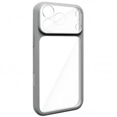 Чохол TPU GETMAN Moon Clear with MagSafe для Apple iPhone 17 Pro (6.3") Grey