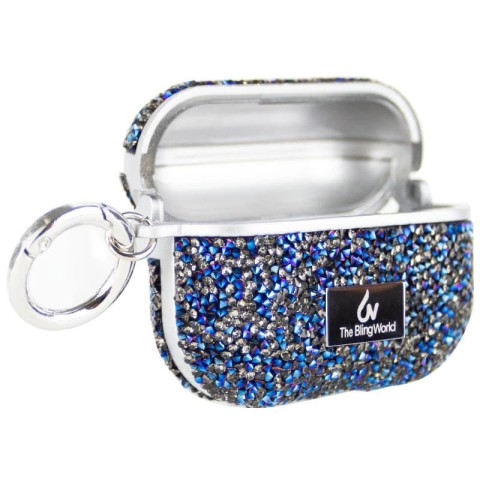 TPU чохол Bling World Rock Diamond для навушників AirPods 3 Синій