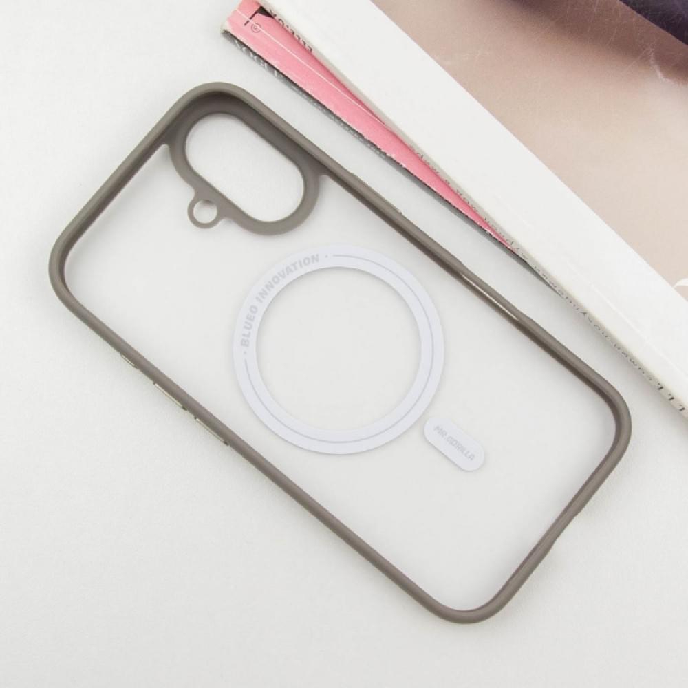 TPU+PC чехол Blueo Skin Friendly Frosted with MagSafe для Apple iPhone 16 (6.1")