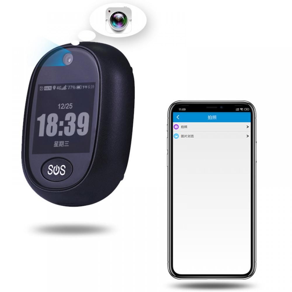 Трекер GPS V45 Tracker Pendant with display SIM (4GLTE with 2GGSM fallback) 600mAh Black