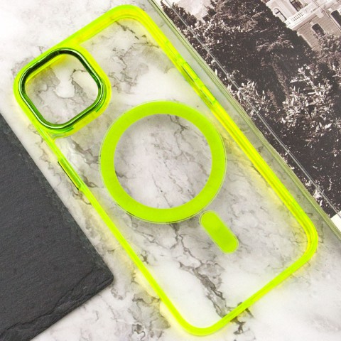 Чохол TPU Iris with MagSafe для Apple iPhone 12 Pro Max (6.7") Жовтий