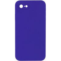 Чохол Silicone Case Square Full Camera Protective (AA) NOLOGO для Apple iPhone 7/8/SE (2020) (4.7") Фіолетовий / Ultra Violet