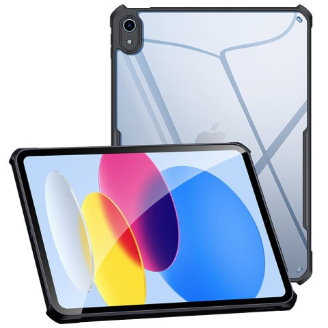 TPU+PC чохол Xundd c посиленими кутами для Apple iPad 10.9" (2022-24) / 11" (A16) 2025 Чорний