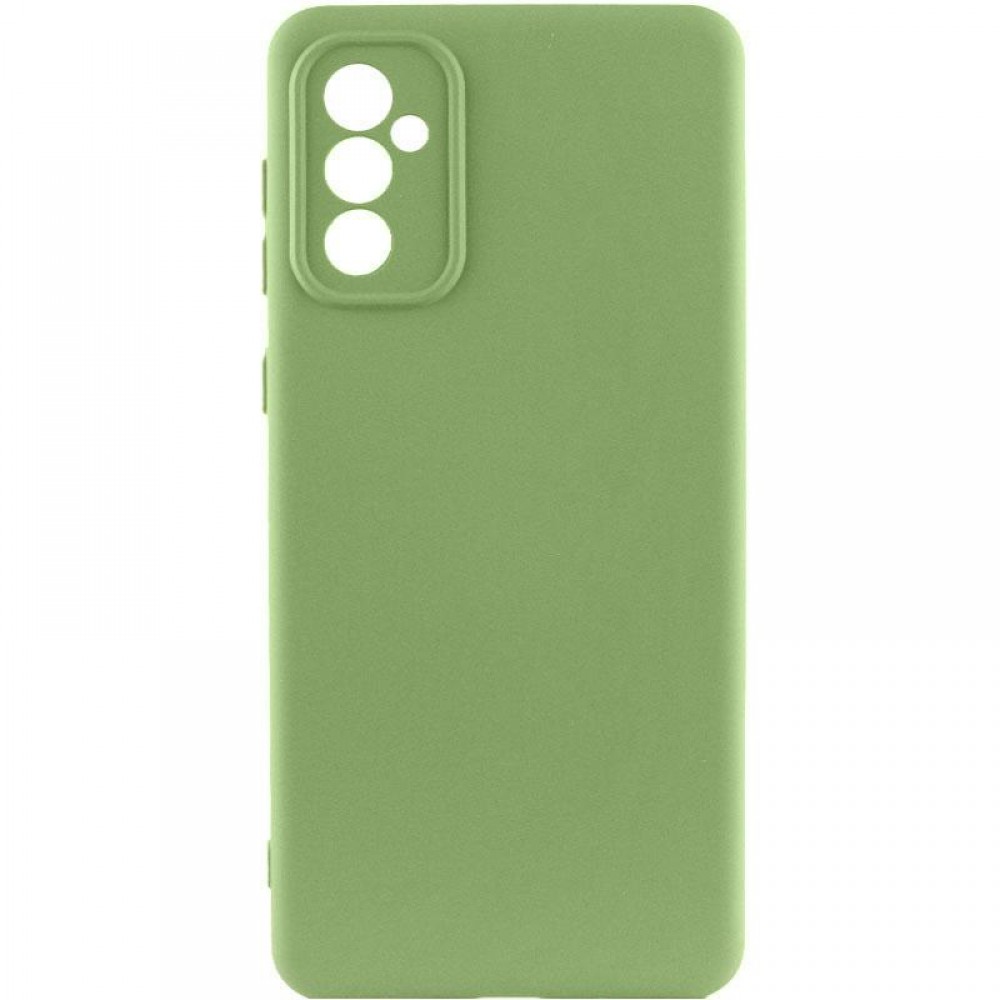Чохол TPU GETMAN Liquid Silk Full Camera для Samsung Galaxy S24 Зелений / Pistachio