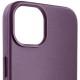 Шкіряний чохол Leather Case (AA Plus) with MagSafe для Apple iPhone 14 (6.1") Dark Cherry