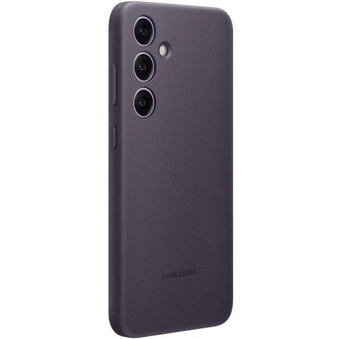Шкіряний чохол Leather Case (AAA) для Samsung Galaxy S24 Purple