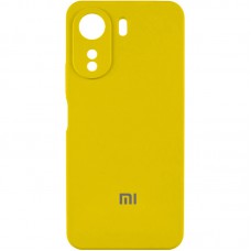 Чохол Silicone Cover Lakshmi Full Camera (AAA) with Logo для Xiaomi Redmi 13C / Poco C65 Жовтий / Yellow
