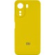 Чохол Silicone Cover Lakshmi Full Camera (AAA) with Logo для Xiaomi Redmi 13C / Poco C65 Жовтий / Yellow