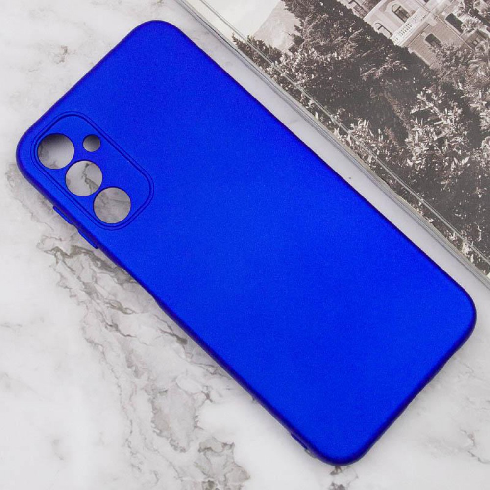 Чохол TPU GETMAN Liquid Silk Full Camera для Samsung Galaxy A04s Синій / Iris