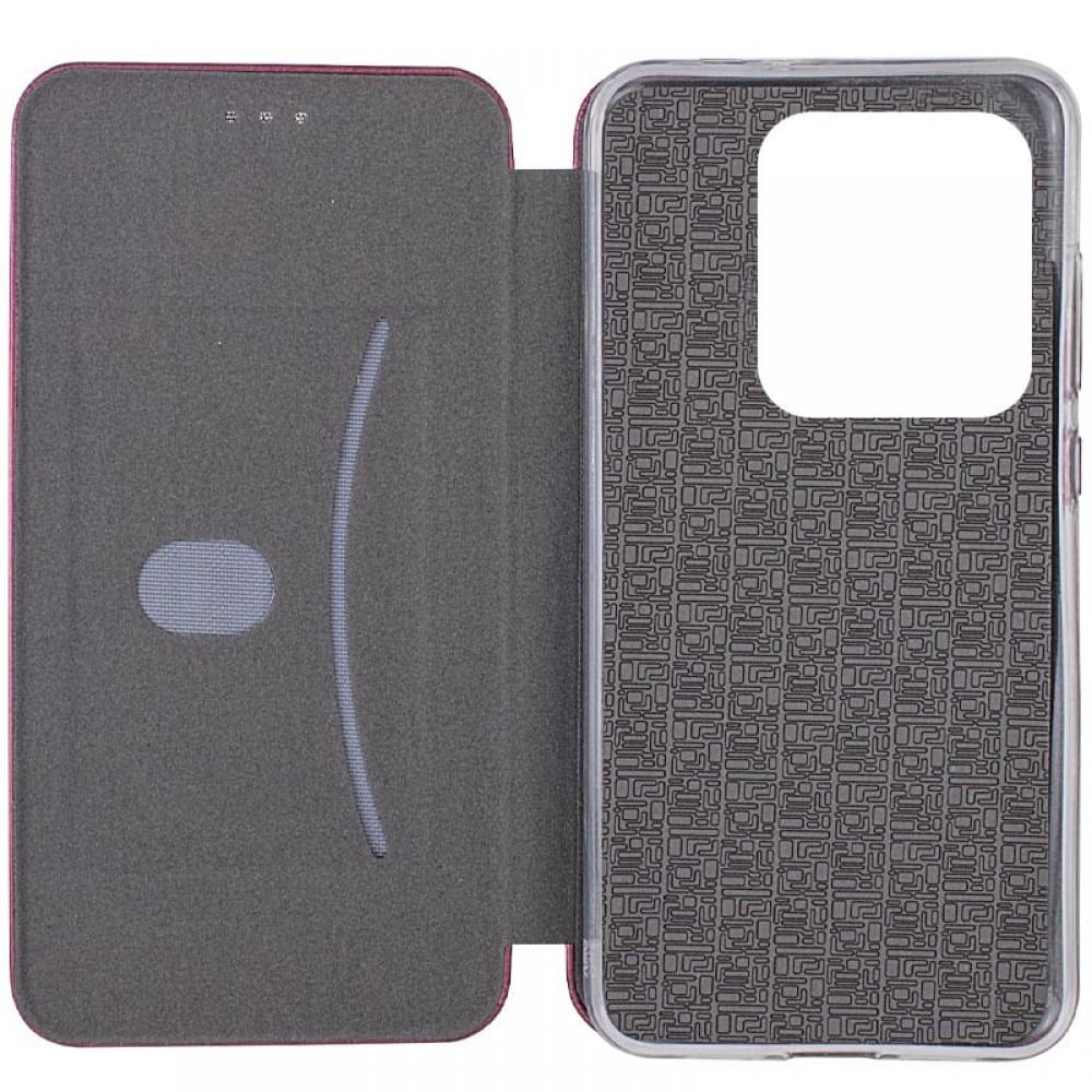 Шкіряний чохол-книжка Classy для Infinix Hot 40 / 40 Pro / Tecno Spark 20 Pro Бордовий
