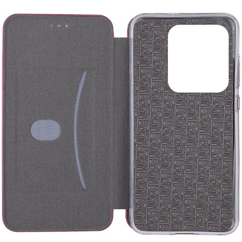 Шкіряний чохол-книжка Classy для Infinix Hot 40 / 40 Pro / Tecno Spark 20 Pro Бордовий