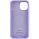 Чохол Silicone Case Full Protective (AA) with MagSafe для Apple iPhone 11 (6.1") Бузковий / Dasheen