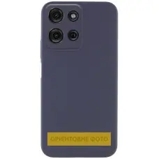 Чохол Silicone Cover Lakshmi Full Camera (AA) для Motorola Edge 60 Pro Синій / Midnight Blue