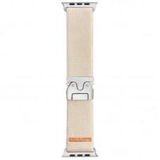 Ремінець Nylon New Design для Apple Watch 38/40/41/42mm Antigue White