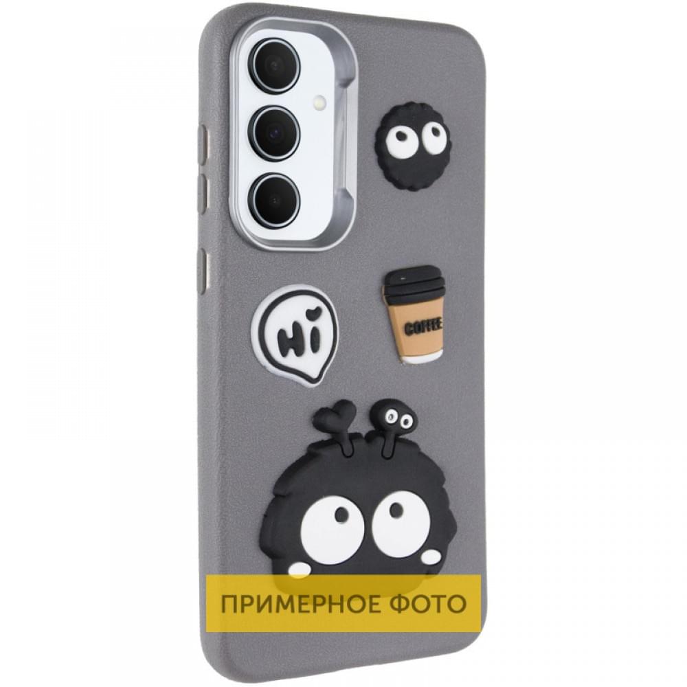 Чохол TPU Leather Toys для Xiaomi Redmi 14C / Redmi A4 / Poco C75 Monster / Grey