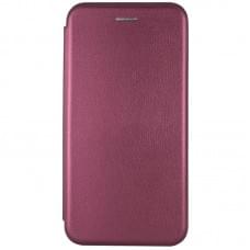 Шкіряний чохол-книжка Classy для Apple iPhone 12 Pro / 12 (6.1") Бордовий