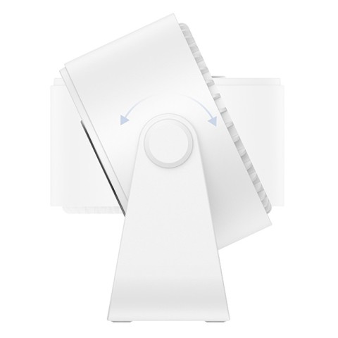 Настільний вентилятор Hoco HX66 desktop circulating fan 3000 mAh White