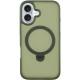 TPU+PC чехол Metal Buttons with MagSafe Colorful HQ Ring для Apple iPhone 16 (6.1")