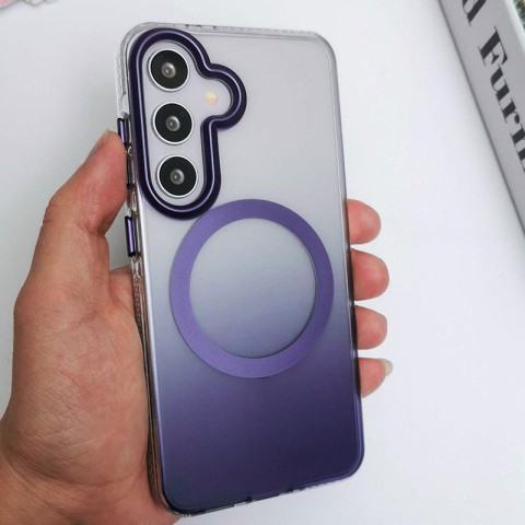 Чохол TPU+PC Phantom with MagSafe для Samsung Galaxy S26+ Purple
