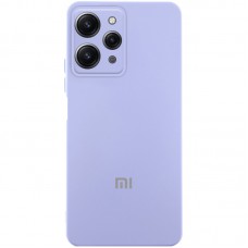 Чохол Silicone Cover Lakshmi Full Camera (AAA) with Logo для Xiaomi Redmi 12 Бузковий / Dasheen