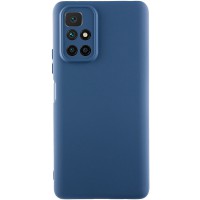 Чохол TPU GETMAN Liquid Silk Full Camera для Xiaomi Redmi 10 Синій / Navy Blue