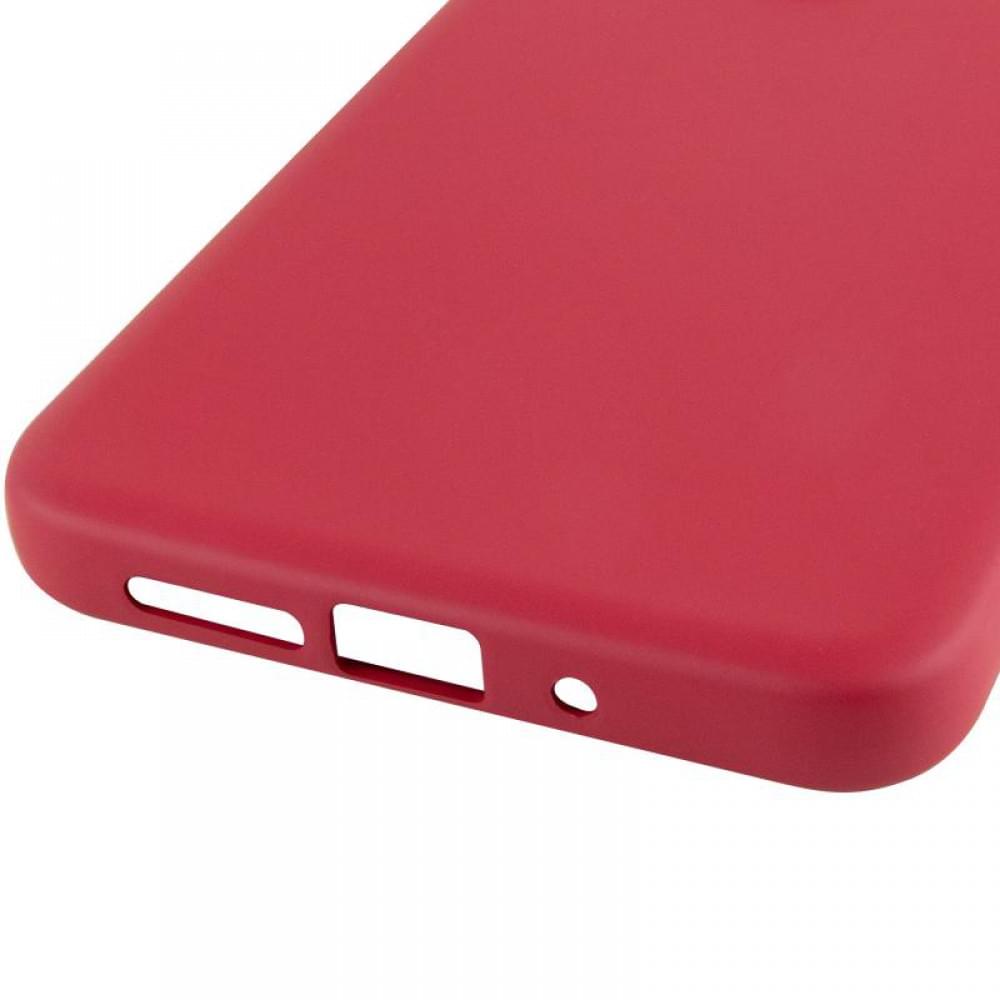 Чохол TPU GETMAN Liquid Silk Full Camera для Xiaomi Redmi 15 (EU) Червоний / Dark Red