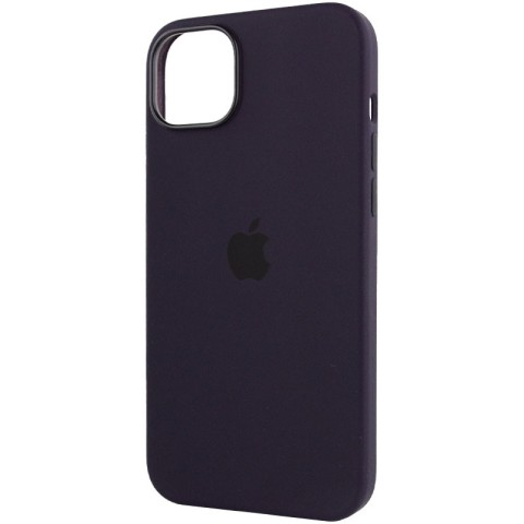 Чохол Silicone case (AAA) with Magsafe для Apple iPhone 14 Pro (6.1") Фіолетовий / Elderberry