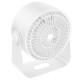 Настільний вентилятор Hoco HX66 desktop circulating fan 3000 mAh White