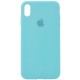 Чохол Silicone Case Full Protective (AA) для Apple iPhone XR (6.1") Бірюзовий / Marine Green