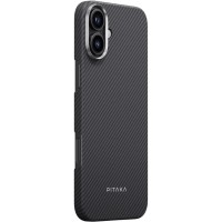 Чохол PC PITAKA with MagSafe для Apple iPhone 17 (6.3") Black / Grey