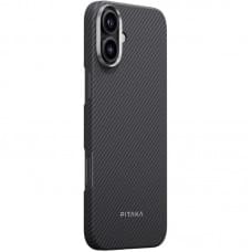 Чохол PC PITAKA with MagSafe для Apple iPhone 17 (6.3") Black / Grey