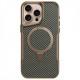 TPU+PC чохол Metal Buttons with MagSafe Carbon Ring для Apple iPhone 16 Pro Max (6.9")