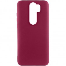 Чохол Silicone Cover Lakshmi (AAA) для Xiaomi Redmi Note 8 Pro Бордовий / Plum