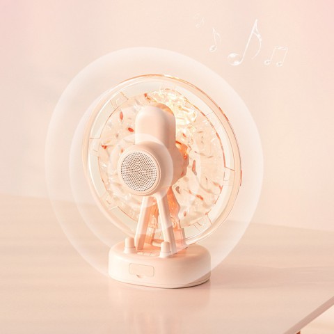 Проектор-нічник ZAY-L07 Sky Wheel 2in1 + Bluetooth колонка Pink