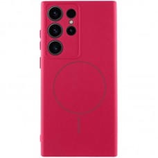 Чохол Silicone Cover Lakshmi Full Camera (AA) with MagFit для Samsung Galaxy S25 Ultra Червоний / Rose Red