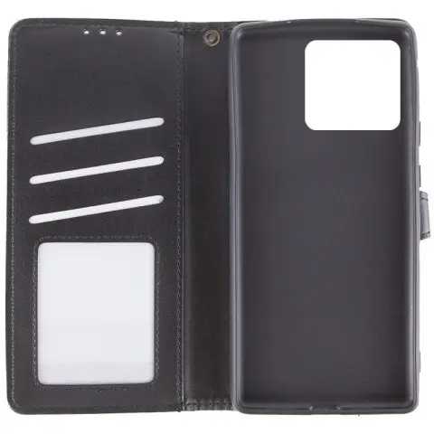 Шкіряний чохол-книжка GETMAN Gallant (PU) для ZTE Nubia V60 Чорний