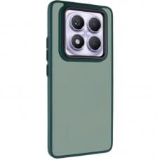 Чохол TPU+PC Lyon Frosted для Xiaomi Redmi Note 14 Pro 4G Green