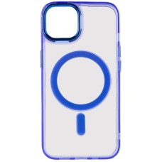 Чохол TPU Iris with MagSafe для Apple iPhone 14 (6.1") Синій