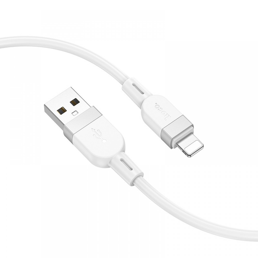 Дата кабель Hoco X109 Energy silicone USB to Lightning (1m) White