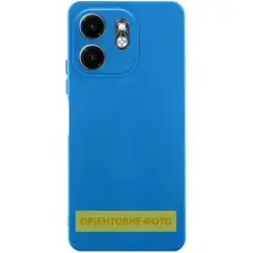 Чохол TPU GETMAN Liquid Silk Full Camera для Motorola Moto G05 / E15 4G Синій / Royal blue