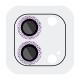 Захисне скло Metal Shine на камеру (у упак.) для Apple iPhone 12 / 12 mini / 11 Фіолетовий / Purple