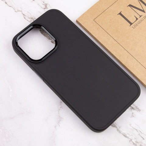 TPU чохол Bonbon Metal Style для Apple iPhone 13 Pro (6.1") Чорний / Black