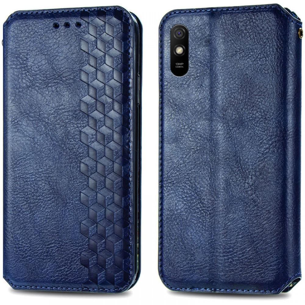 Кожаный чехол-книжка GETMAN Cubic (PU) для Xiaomi Redmi 9A